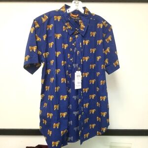 NWT Dirty Laundry men’s dog print shirt